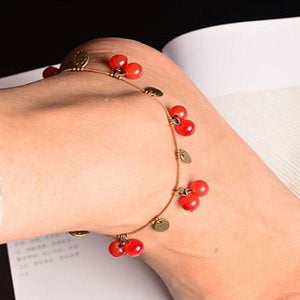 Red Cherry Jewellery Set Fashion Korean