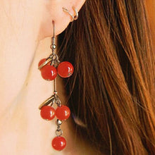 Load image into Gallery viewer, Red Cherry Jewellery Set Fashion Korean